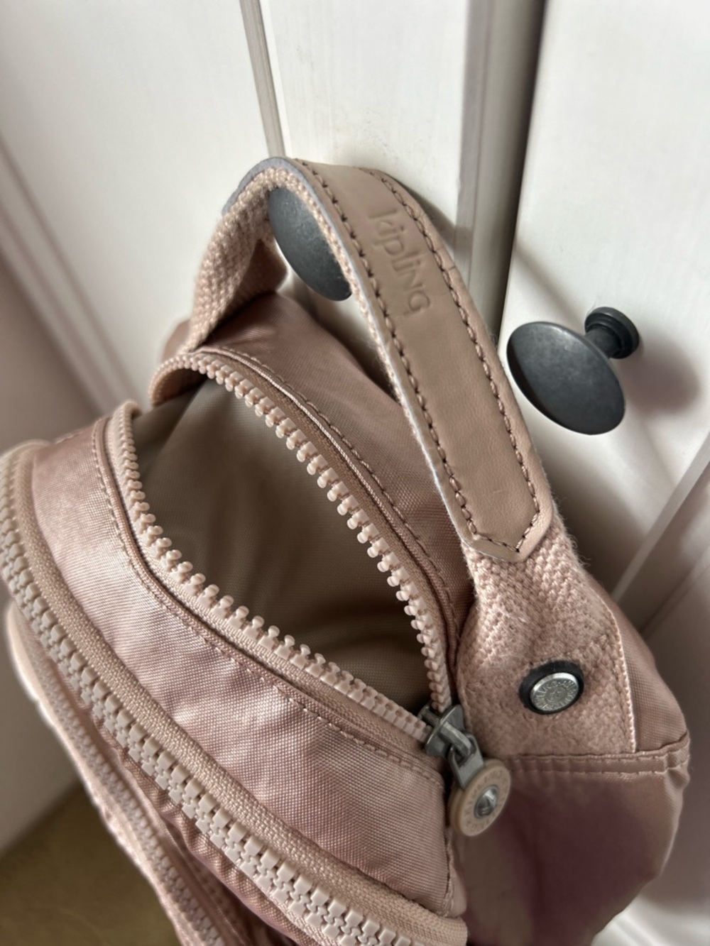 Kipling Rose Gold Mini Backpack - Picture 7 of 9